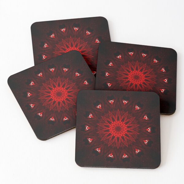 Item preview, Ominous Red Kaleidoscope pattern (Seamless) 8 designed and sold by Swabcraft.