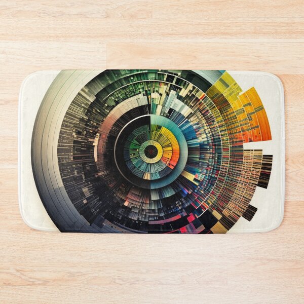 Item preview, Circumference 0033, "Circumference" artworks are a tribute to the beauty of imperfections, seamlessly blending glitches into eye-catching designs designed and sold by randycolby.