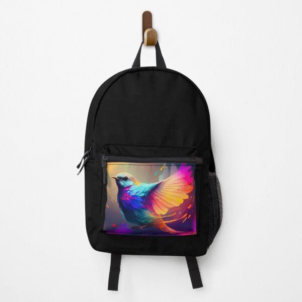 Item preview, Colorful bird flapping wings designed and sold by baksuart.