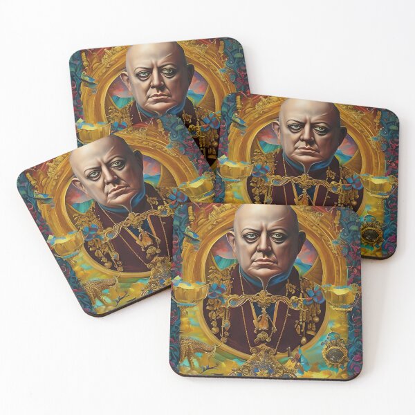 Item preview,  Aleister Crowley The Great Beast of Thelema painted in a Surrealist and Impressionist style designed and sold by Ataraxia  Apparel.