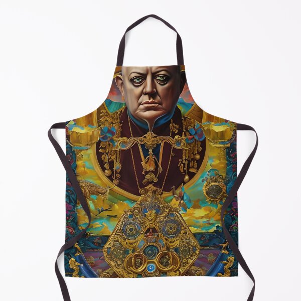 Item preview,  Aleister Crowley The Great Beast of Thelema painted in a Surrealist and Impressionist style designed and sold by Ataraxia  Apparel.