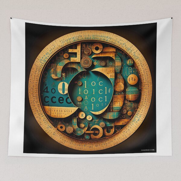 Item preview, Circumference 0034, The iconic circular designs of "Circumference" showcase a playful, trippy aesthetic that is both mesmerizing and meaningful designed and sold by randycolby.