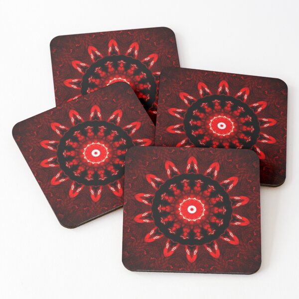 Item preview, Ominous Red Kaleidoscope pattern (Seamless) 12 designed and sold by Swabcraft.