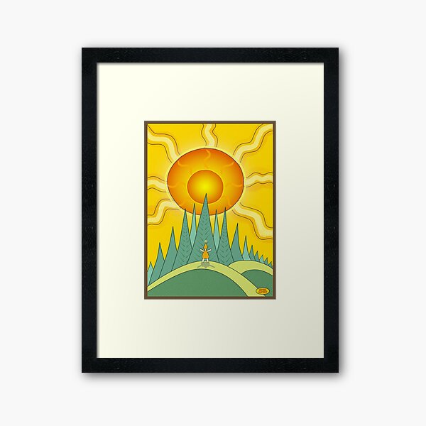 The Great Sun Framed Art Print