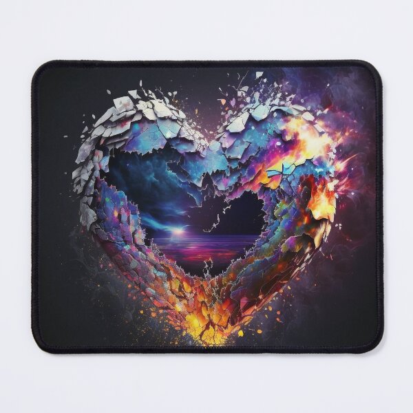 Item preview, Psychedelic Fractured Heart designed and sold by PsychedelicaArt.