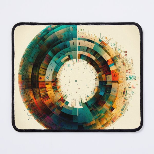 Item preview, Circumference 0035, The psychedelic vibes of "Circumference" art are perfect for T-shirts, posters, and other merchandise designed and sold by randycolby.