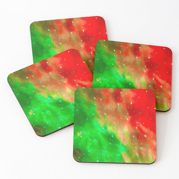 Item preview, Red Green Nebula Space designed and sold by CJRPics.