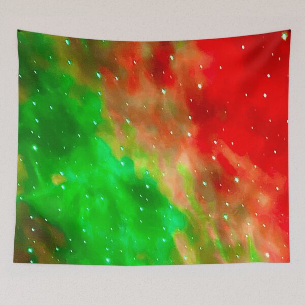 Item preview, Red Green Nebula Space designed and sold by CJRPics.