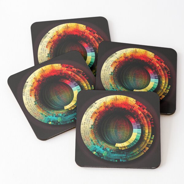 Item preview, Circumference 0039, The glitch-filled designs of "Circumference" are a modern twist on traditional circular artwork, elevating them to the next level designed and sold by randycolby.