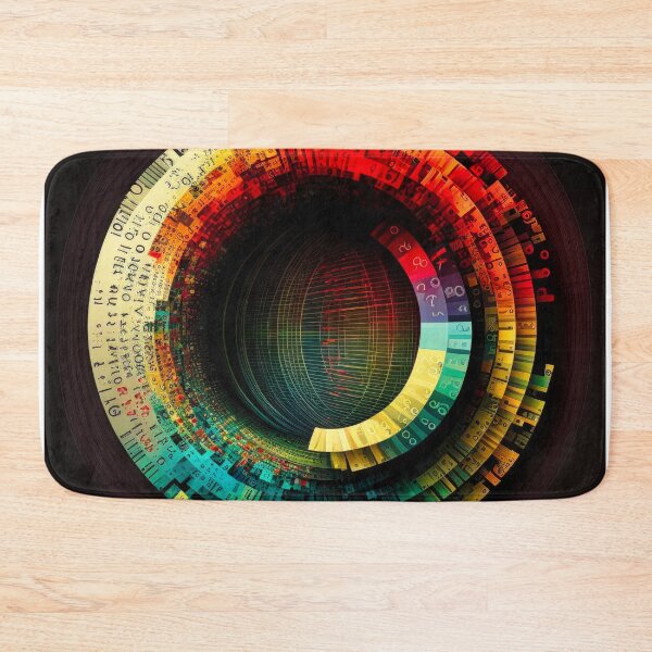 Item preview, Circumference 0039, The glitch-filled designs of "Circumference" are a modern twist on traditional circular artwork, elevating them to the next level designed and sold by randycolby.