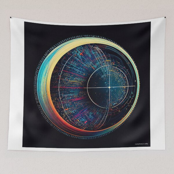 Item preview, Circumference 0040, "Circumference" is a must-have for fans of vibrant, thought-provoking artwork with a futuristic edge designed and sold by randycolby.