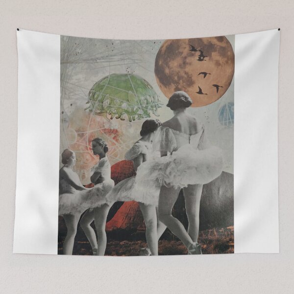 Item preview, Beautiful Wanderers (Surreal Collage) designed and sold by ThePettyDetails.