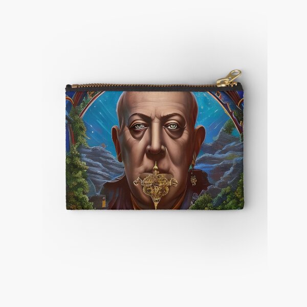 Item preview, Saint Aleister Crowley The Great Beast of Thelema painted in a Surrealist and Impressionist style designed and sold by Ataraxia  Apparel.