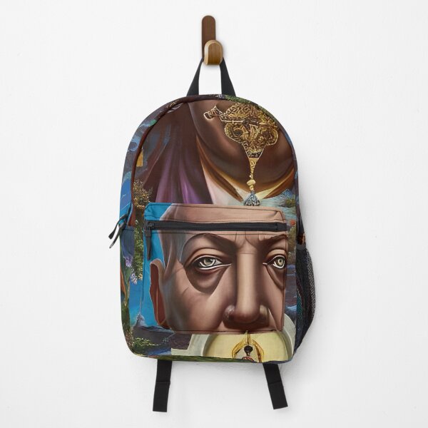 Item preview, Saint Aleister Crowley The Great Beast of Thelema painted in a Surrealist and Impressionist style designed and sold by Ataraxia  Apparel.
