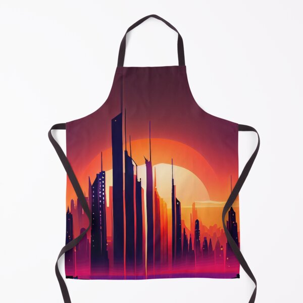 Item preview, Abstract Sci-Fi Futuristic Cityscape Skyline Digital Painting  designed and sold by NateFellhauer.