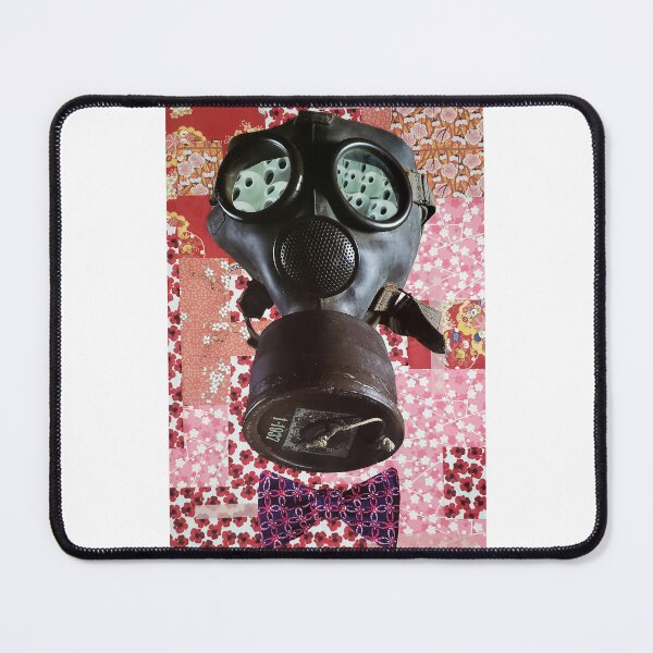 Item preview, Deep Breaths Maximalist Gas Mask Collage designed and sold by ThePettyDetails.
