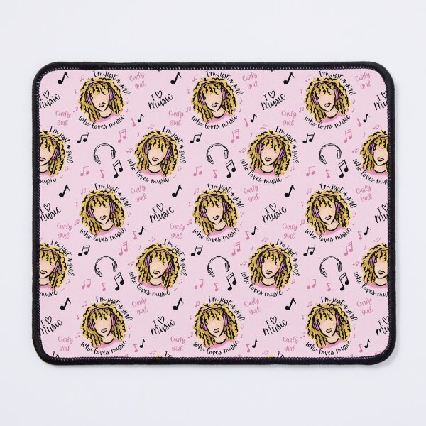 Item preview, I am Just a Girl who Loves Music (Blonde) designed and sold by Curly-Cuties.