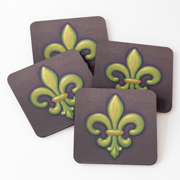 Item preview, Painted Fleur de Lis 4 designed and sold by rhodyownsthis.