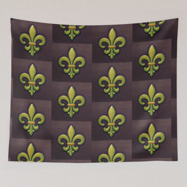 Item preview, Painted Fleur de Lis 4 designed and sold by rhodyownsthis.