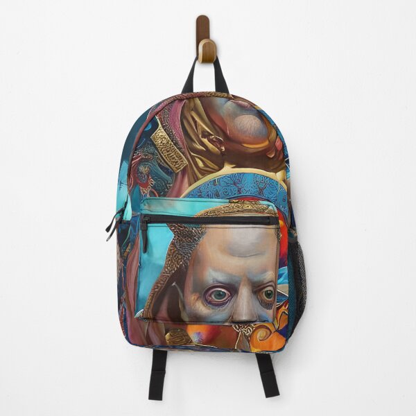 Item preview, Aleister Crowley The Great Beast of Thelema painted in a Surrealist and Impressionist style designed and sold by Ataraxia  Apparel.