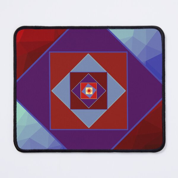 Item preview, Red and Blue Squares designed and sold by TondoMeander.