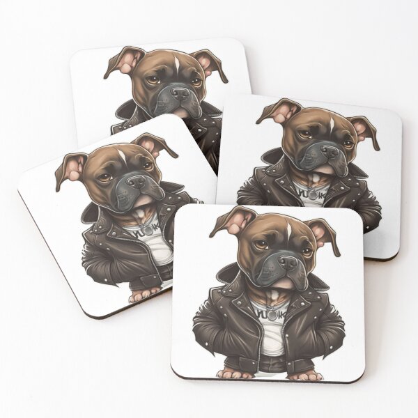 Item preview, Patch the Staffy designed and sold by Ana Molly.