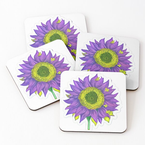 Item preview, Purple Sunflower Bud 02 designed and sold by CheeseBlueprint.