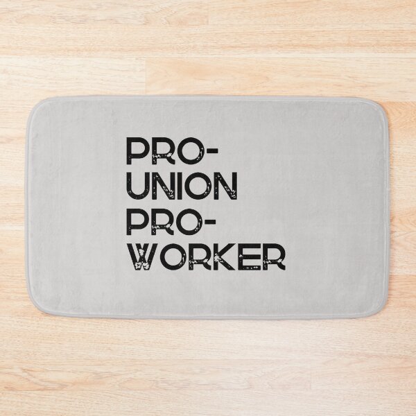 Item preview, pro-union_worn 1_black text designed and sold by quinnhopp.