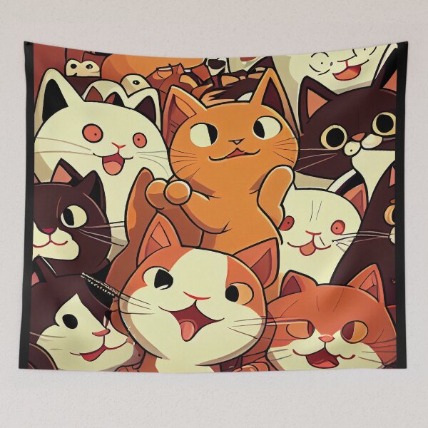 Item preview, Kitties! designed and sold by UbeeU-Pixels.