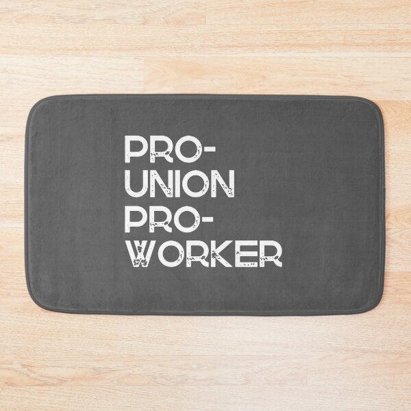 Item preview, pro-union_worn 1_white text designed and sold by quinnhopp.