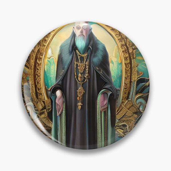 Item preview, Aleister Crowley The Great Beast of Thelema painted in a Surrealist and Impressionist style designed and sold by Ataraxia  Apparel.