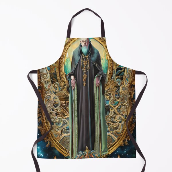 Item preview, Aleister Crowley The Great Beast of Thelema painted in a Surrealist and Impressionist style designed and sold by Ataraxia  Apparel.