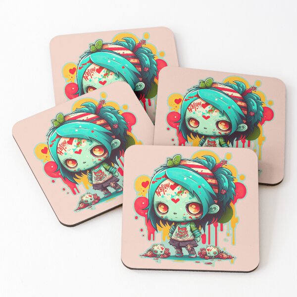 Item preview, Cute Zombie Girl Apocalypse Endure the Living Dead Real Undead Surviving Zombie  designed and sold by ultra-cute.