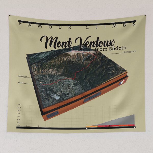 Item preview, FAMOUS CLIMBS - Mont Ventoux - from Bédoin designed and sold by André Cremers.