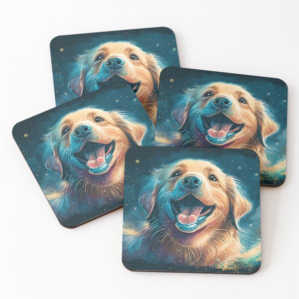 Item preview, Happy Celestial Labrador Retriever designed and sold by Critical Meltdown.