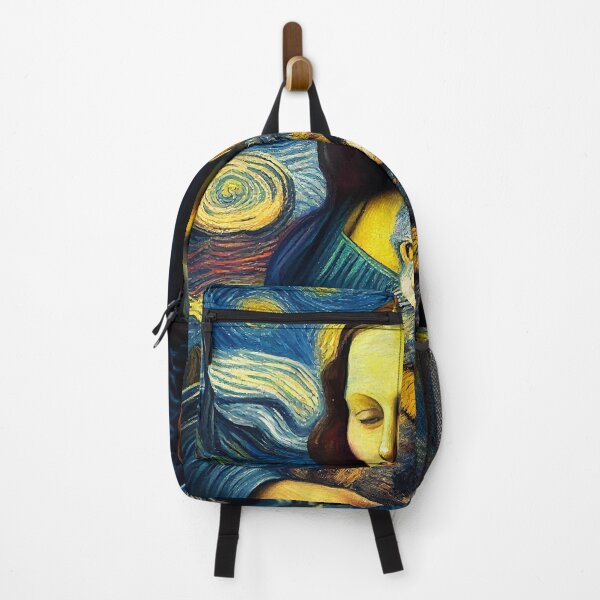 Item preview, Cat and Monalisa Van Gogh designed and sold by fbngodoi.
