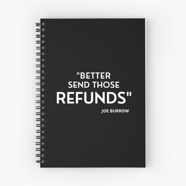 Item preview, Better send those refunds black&white designed and sold by Tooshe.