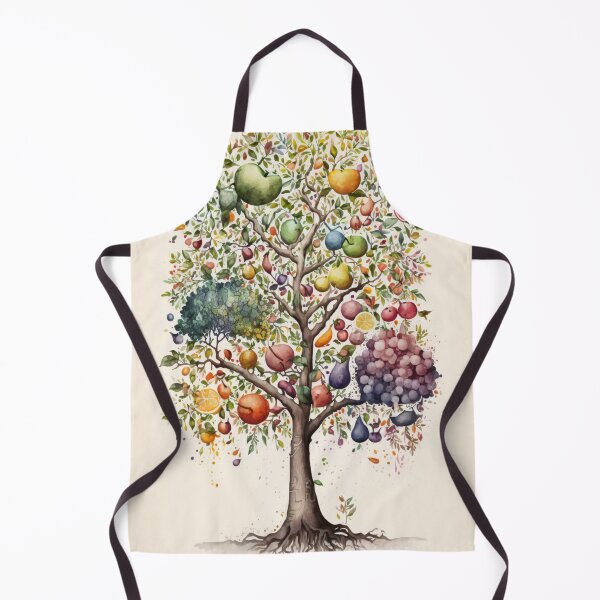 Artikelvorschau, Baum mit Früchten Wasserfarben Stil entworfen und verkauft von Marc Alexander Kunze.