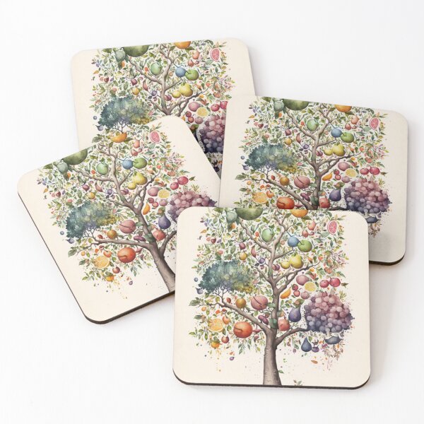 Item preview, Tree with fruits watercolor style designed and sold by Marc Alexander Kunze.