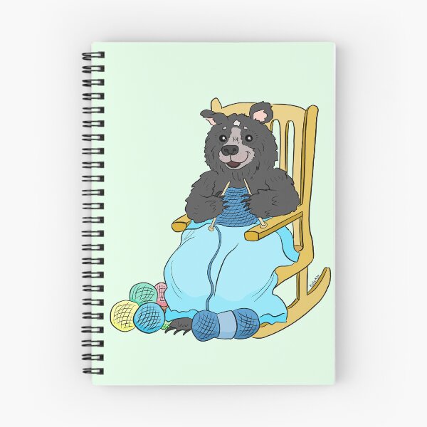 Item preview, Black bear knitting designed and sold by doodletokki.