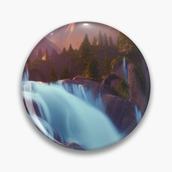 Item preview, Waterfall and mountains designed and sold by AllYouNeed99.