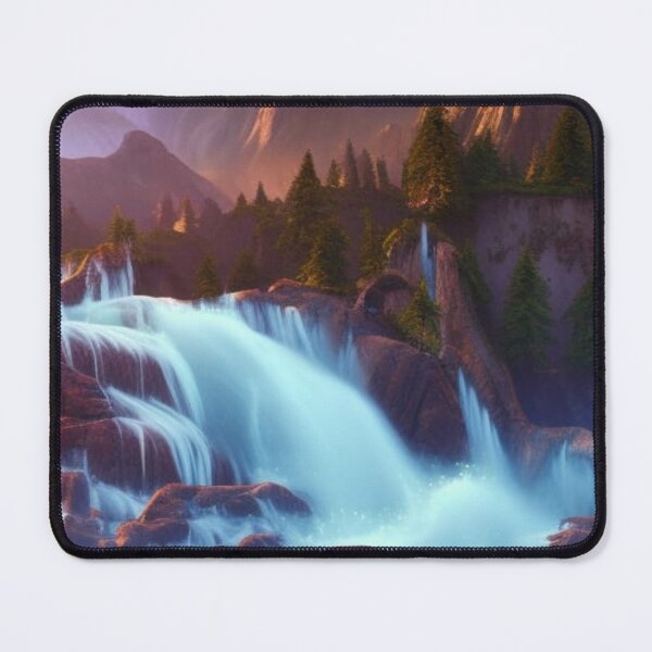 Item preview, Waterfall and mountains designed and sold by AllYouNeed99.