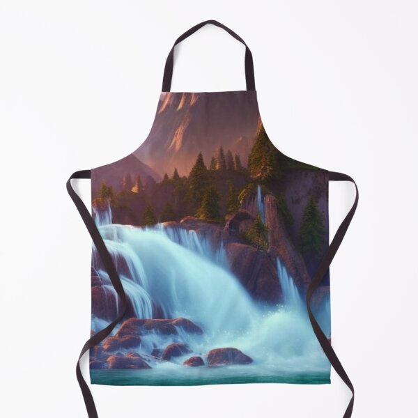 Item preview, Waterfall and mountains designed and sold by AllYouNeed99.