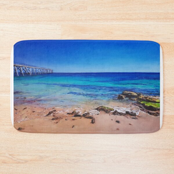 Item preview, Port Noarlunga Beach designed and sold by ChristineDavisArt.
