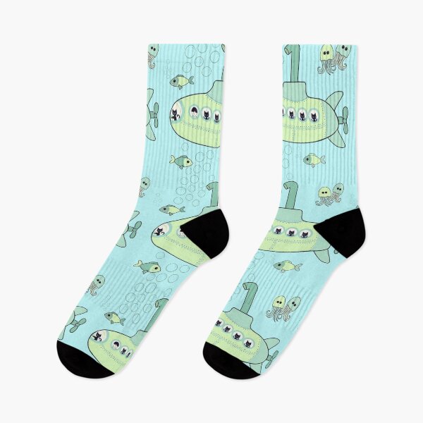 Item preview, Kitty green submarine adventure  designed and sold by QuirkyCatz.