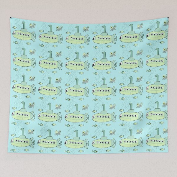 Item preview, Kitty green submarine adventure  designed and sold by QuirkyCatz.