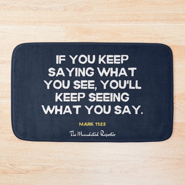 Item preview, You Will Have What You Say | Mark 11:23 - Blue-Gray designed and sold by TheReporter1.