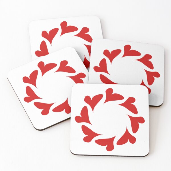 Item preview, hearts mandala designed and sold by Meo Design.