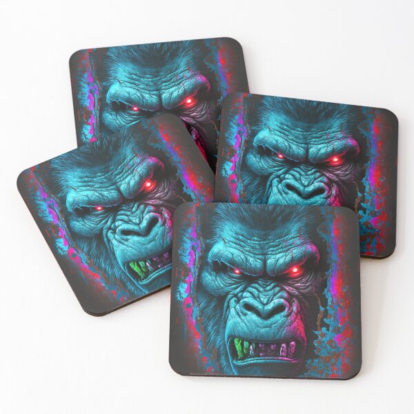 Item preview, The Cool & Evil Jungle Gorilla designed and sold by MyFavorTee.