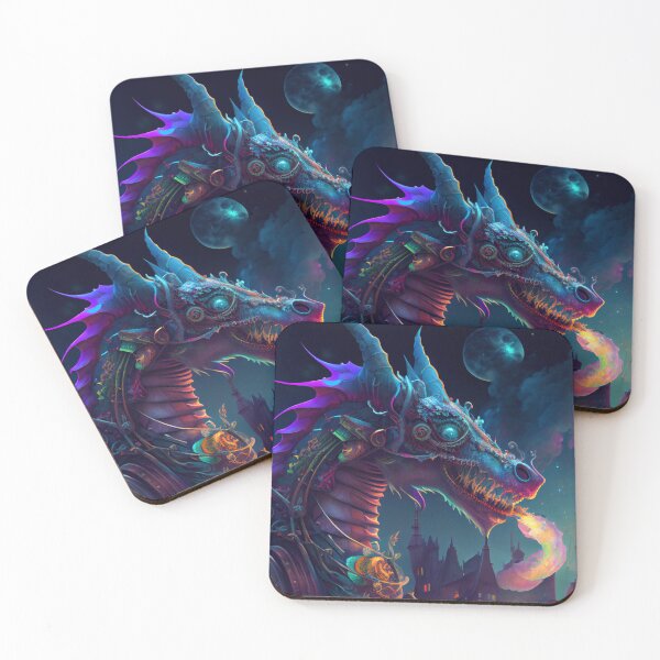 Item preview, Dragón bioluminiscente designed and sold by Solace Sparkles.